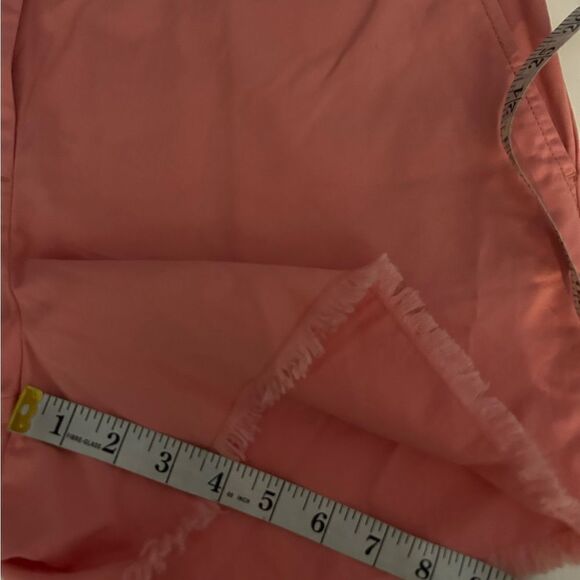 NEW LOFT Pink High Rise Raw Hem 4” Bermuda Shorts Size 16 - Picture 4 of 12